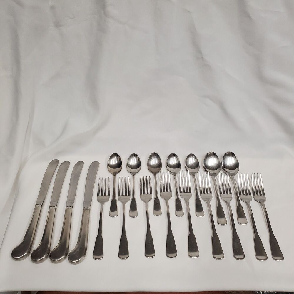Oneida Minute Man Colonial Stainless Flatware 20 pieces